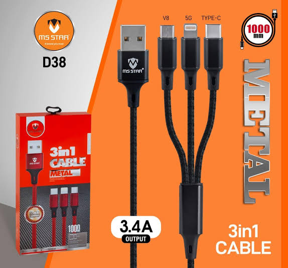 3 in 1 USB Data Cable
