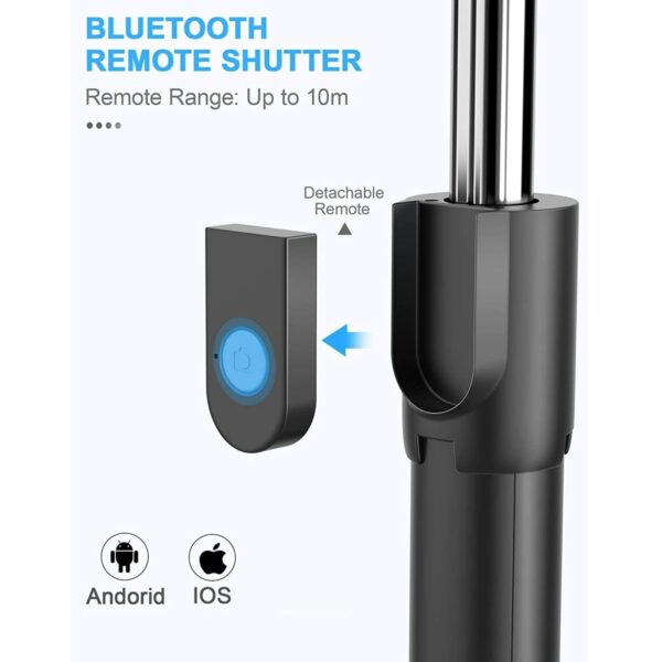 EM Bluetooth Selfie Stick Tripod 3 in 1