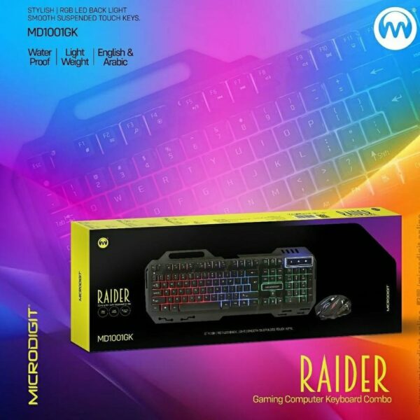 MicroDigit Gaming Keyboard Combo MD1001GK