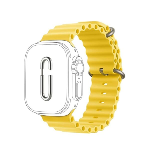 Ocean Band Compatible with Apple Watch Yellow